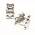 Brinco Argola Clicker Folheado Ursinho Teodor - Imagem 7