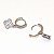 Brinco Argola Clicker Folheado Trevo - Imagem 3