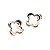 Colar Gargantilha Folheado com Brinco Trevo - Imagem 7