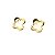 Colar Gargantilha Folheado com Brinco Trevo - Imagem 9