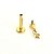 Piercing Labret em Titânio Diamond com Pingente - Imagem 6