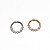 Piercing Argola Clicker em Titânio Delicate Zircônias - Imagem 3