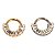 Piercing Argola Clicker em Titânio Shine Zircônias - Imagem 2