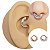 Piercing Argola Clicker em Titânio Shine Zircônias - Imagem 1