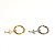 Piercing Argola em Titânio com Pingente Cruz - Imagem 3