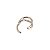 Piercing Argola em Aço Cirúrgico Lateral Duplo Liso - Imagem 5