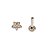 Piercing Labret em Aço Círurgico 5 Pétalas Zircônia - Imagem 7