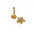Piercing Labret em Aço Círurgico Snowflake Zircônia - Imagem 7