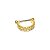 Piercing Argola Barbell Folheado Zircônia - Imagem 3