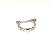 Piercing Argola Barbell Folheado Coração Zircônia - Imagem 3
