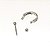 Piercing Argola Barbell Folheado Princess Zircônia - Imagem 6