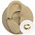 Piercing Argola Folheado Fake Liso Double - Imagem 1