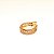 Piercing Argola Folheado Fake Zircônias Double - Imagem 2
