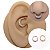 Piercing Argola Clicker em Ouro 18K Moon - Imagem 1