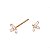 Piercing Barbell em Ouro 18K Lótus - Imagem 3