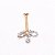 Piercing Labret em Ouro 18K Californiano Lótus - Imagem 6