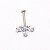 Piercing Labret em Ouro 18K Californiano Lótus - Imagem 4