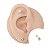 Piercing Microbell Reto Zircônia em Ouro 18K Foggia - Imagem 1