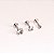 Piercing Labret Ouro 18K Ponto de luz Cravado - Imagem 8