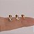 Piercing Labret Ouro 18K Ponto de luz Cravado - Imagem 2