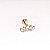 Piercing Labret Ouro 18K Cascata Lovely 5 Zircônias - Imagem 6