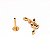 Piercing Labret em Titânio Cascata Ramo Black - Imagem 3