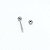 Piercing Barbell RE em Aço PVD 1,6x6mm - Imagem 5
