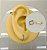 Piercing Argola Clicker em Titânio Half Lateral Duplo - Imagem 1