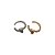 Piercing Argola Folheado Fake Zircônias Shiny - Imagem 3