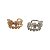 Piercing Argola Folheado Fake Detalhes Zircônias - Imagem 2