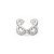 Piercing Argola Folheado Fake Zircônias Infinite - Imagem 2