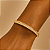 Pulseira Bracelete Folheado Luxo Cravejado - Imagem 1