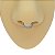 Piercing Argola Clicker em Aço PVD 1.4 com Cristais - Imagem 4