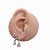 Mix Brincos Folheado Argolas Navete Gota Zircônias - Imagem 2