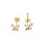 Piercing Labret Plug em Titânio Borboleta Zircônia - Imagem 3