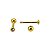 Piercing Australiano em Aço 0,8mm Com Zircônia - Imagem 6