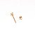 Piercing Microbell Australiano Ouro 18K Borboleta - Imagem 5