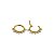Piercing  Argola Oval em Titânio Lumini com Zircônia - Imagem 3