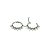 Piercing  Argola Oval em Titânio Lumini com Zircônia - Imagem 4
