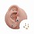 Piercing Labret em Titânio Gota London Zircônias - Imagem 1