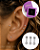 Trio Piercings Australianos JP Aço + Caixa - Imagem 1