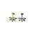 Piercing Labret em Titânio Plug Californiano Flower Zircônias - Imagem 2