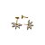 Piercing Labret em Titânio Plug Californiano Flower Zircônias - Imagem 4