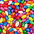 Bala Deliket Goma Confeitada Frutas Dori 500gr - Imagem 3