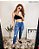 Calça Jeans Mom Feminina Tam 38 - Imagem 1