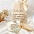 Kit Lembrança Batizado Padrinhos Madrinha Vela Aromática e Mini Ecobag Decorada Convite Dindo Dinda - Imagem 4