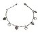 PULSEIRA RÓDIO NEGRO CORAÇÕES E PÉROLA - Imagem 1