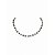 CHOKER OURO COM PEDRINHAS PRETAS - Imagem 3