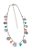 CHOKER RODIO COM PINGENTES MOEDA E PEDRINHAS COLOR - Imagem 2