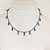 CHOKER RODIO NEGRO COM CRISTAL COLOR - Imagem 1